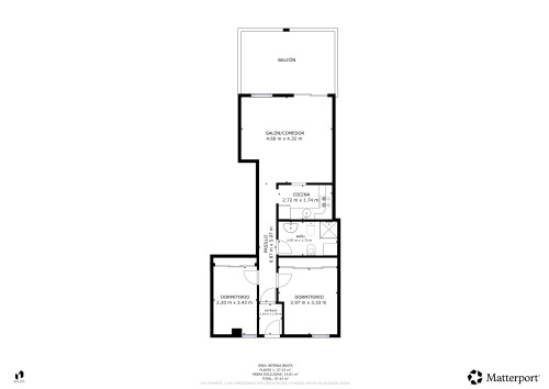 plano  de Apartment with Terrace in Mojácar